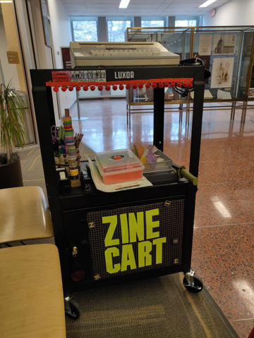 CMU Libraries Zine Cart