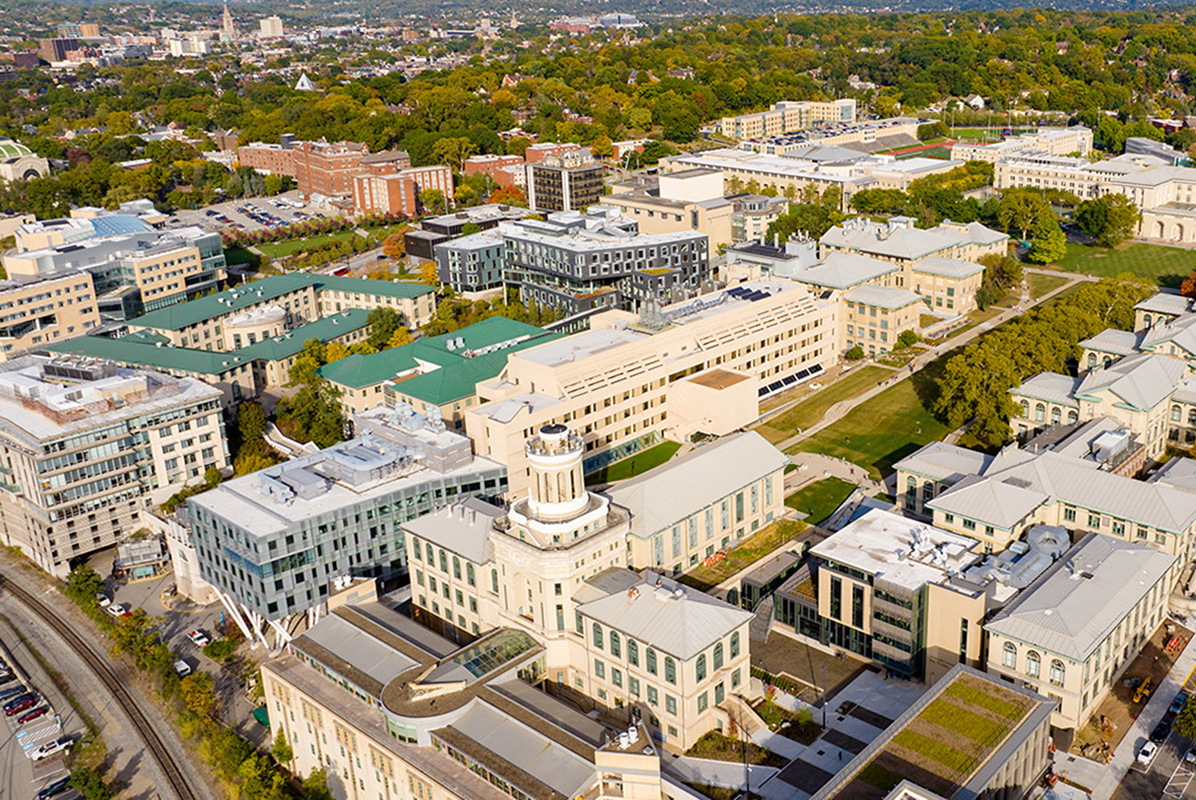 CMU campus drone image