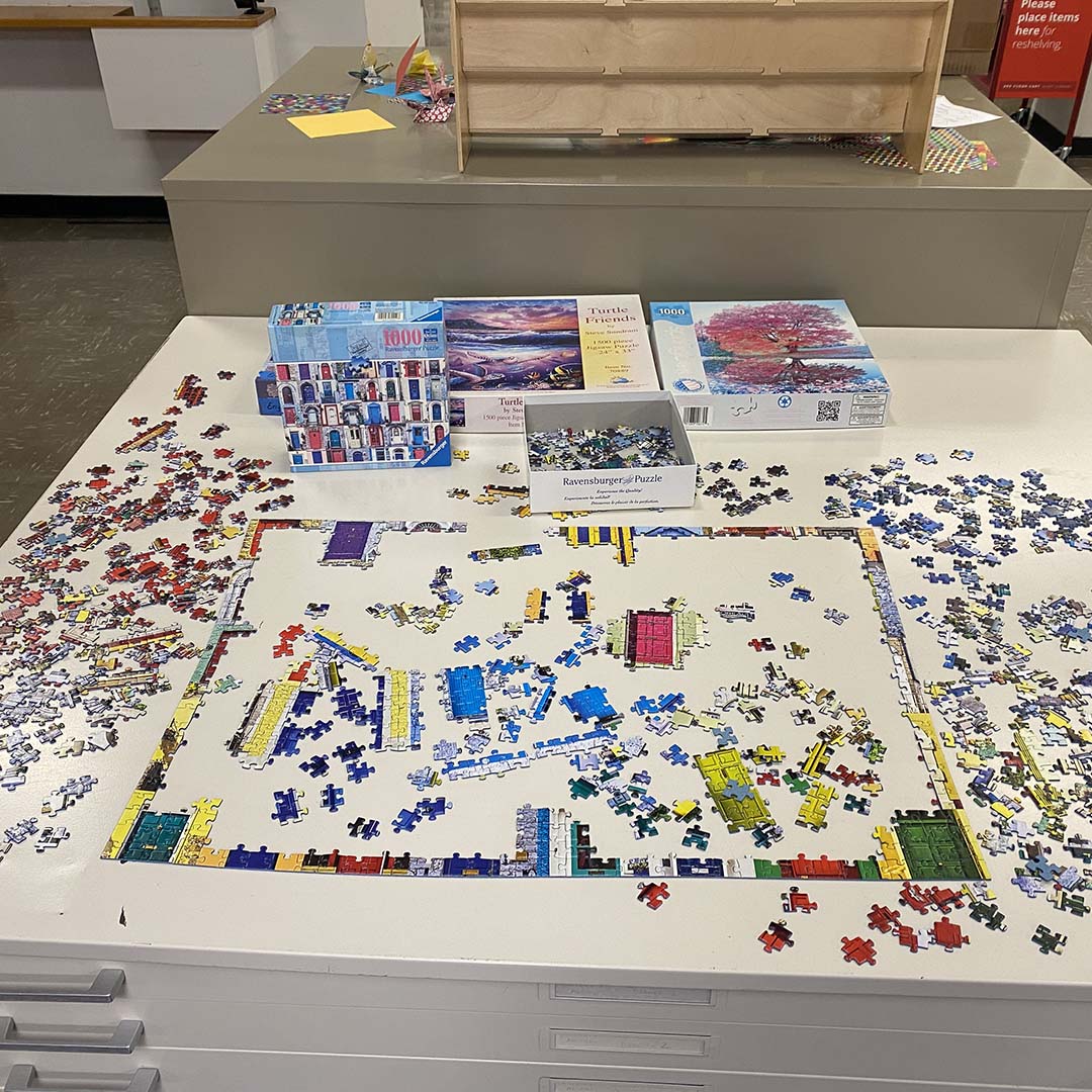 Puzzle Station - Hunt Library, 3rd Floor