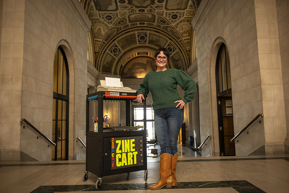 Jill Chisnell Zine Cart