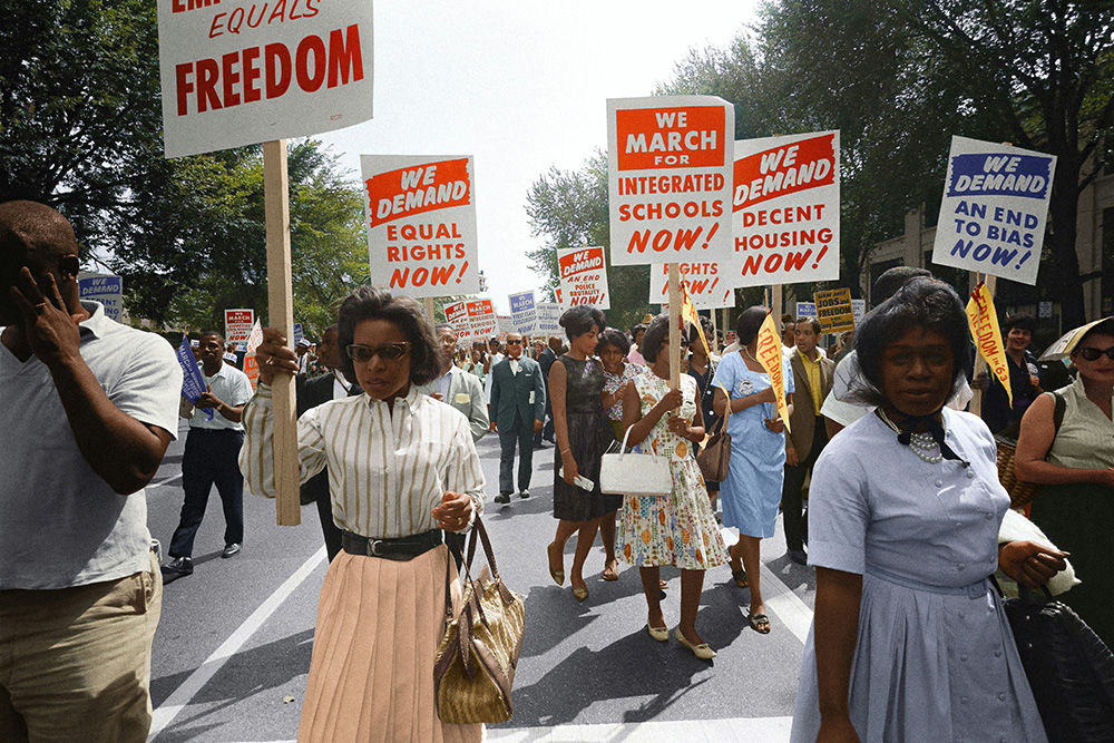 Civil rights march on Washington, D.C. August 28, 1963