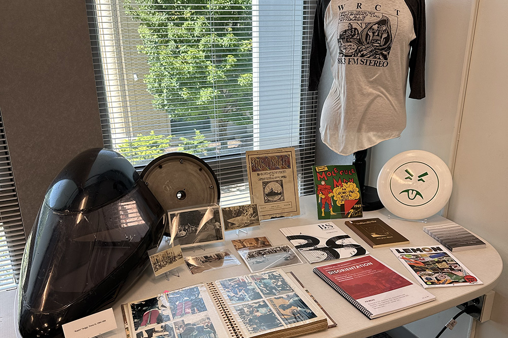 Also on view in the Archives were items from CMU’s student organizations including Buggy, WRCT, Scotch’n’Soda, and more.