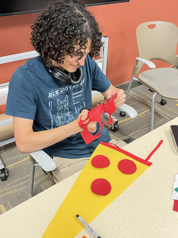 Hands On: Pizza and Pennants event