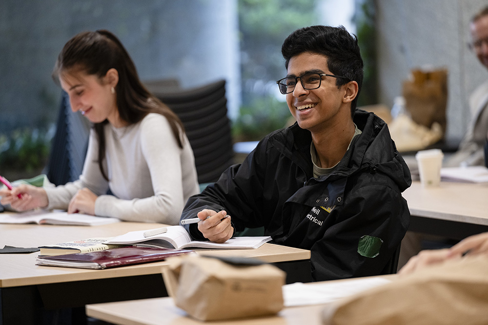 Students in the Posner Center