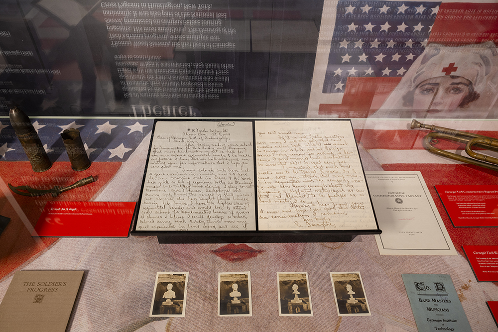 A Crucible of Change exhibit case
