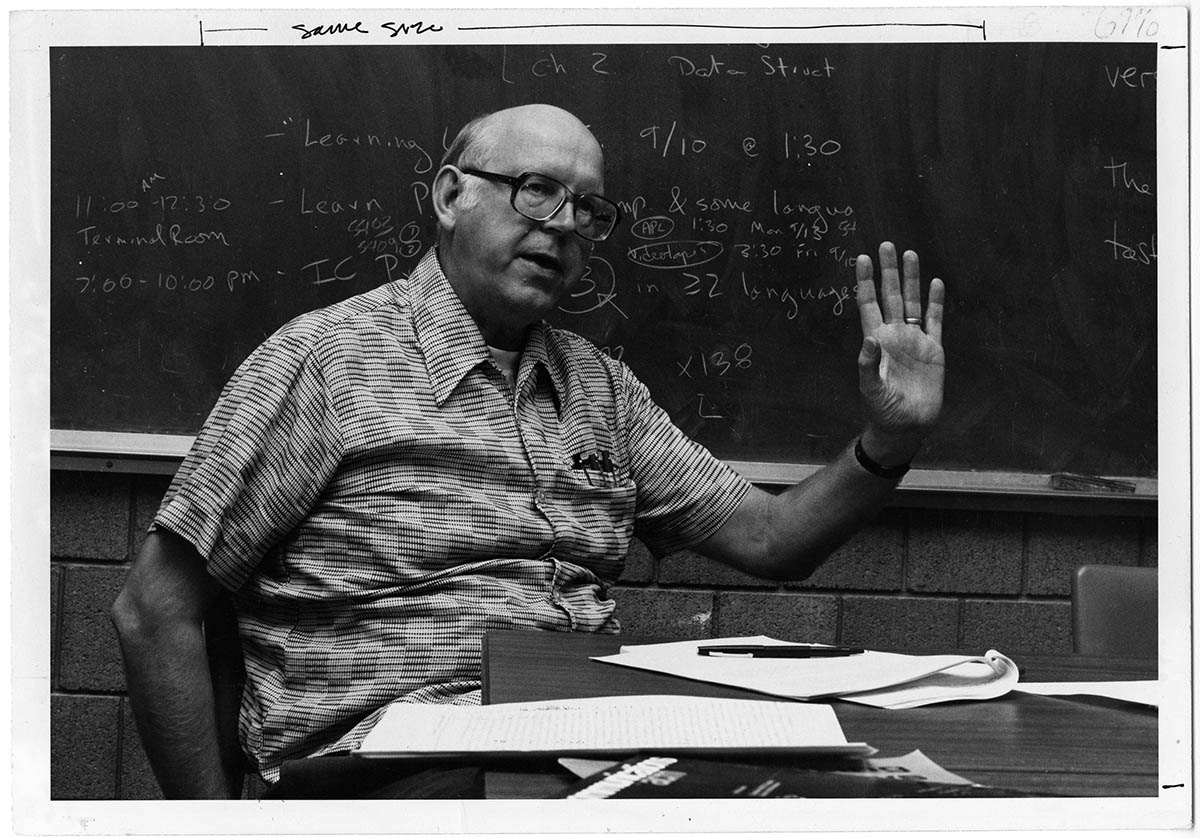 Allen Newell image from the Carnegie Mellon University Archives