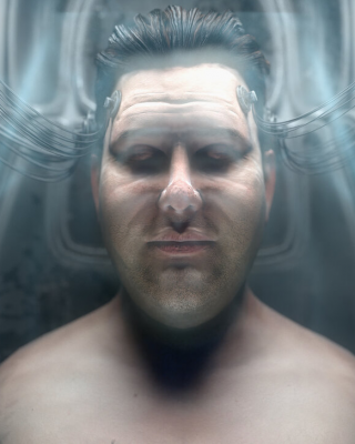 Screen shot from the film "A Glitch in the Matrix"