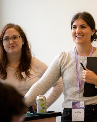 Emma Slayton and Emily Bongiovanni