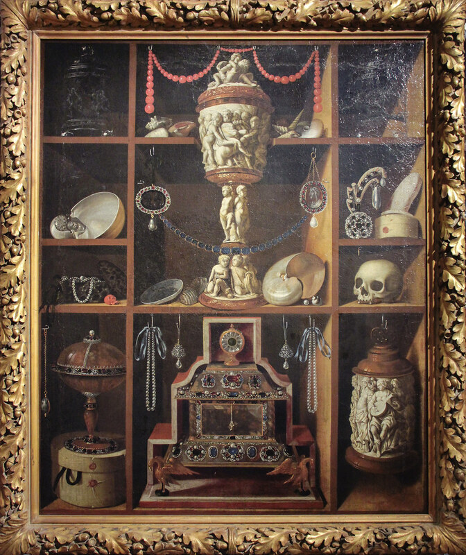 'Cabinet of Curiosities - Johan Georg Hainz (1630-1688) c.1666' by Kotomi is licensed under CC BY-NC 2.0 (https://www.flickr.com/photos/23586209@N03/8445613298)